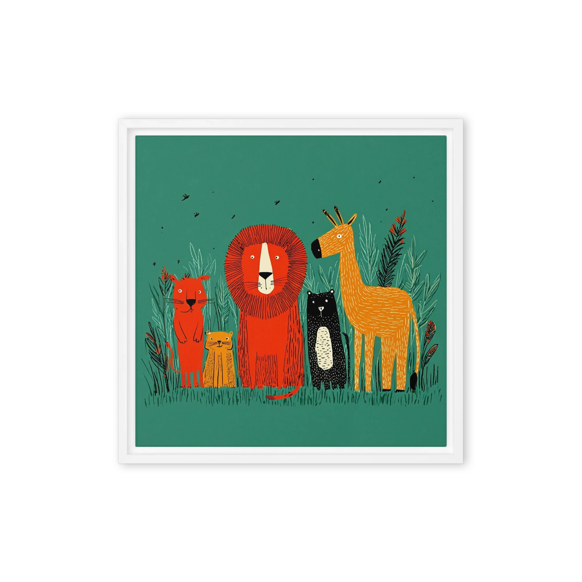 Wild Jungle Friends | Art Print