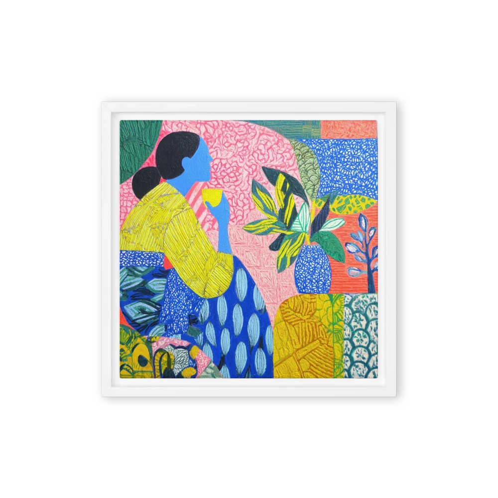 Morning Tea and Botanical Patterns | Art Print