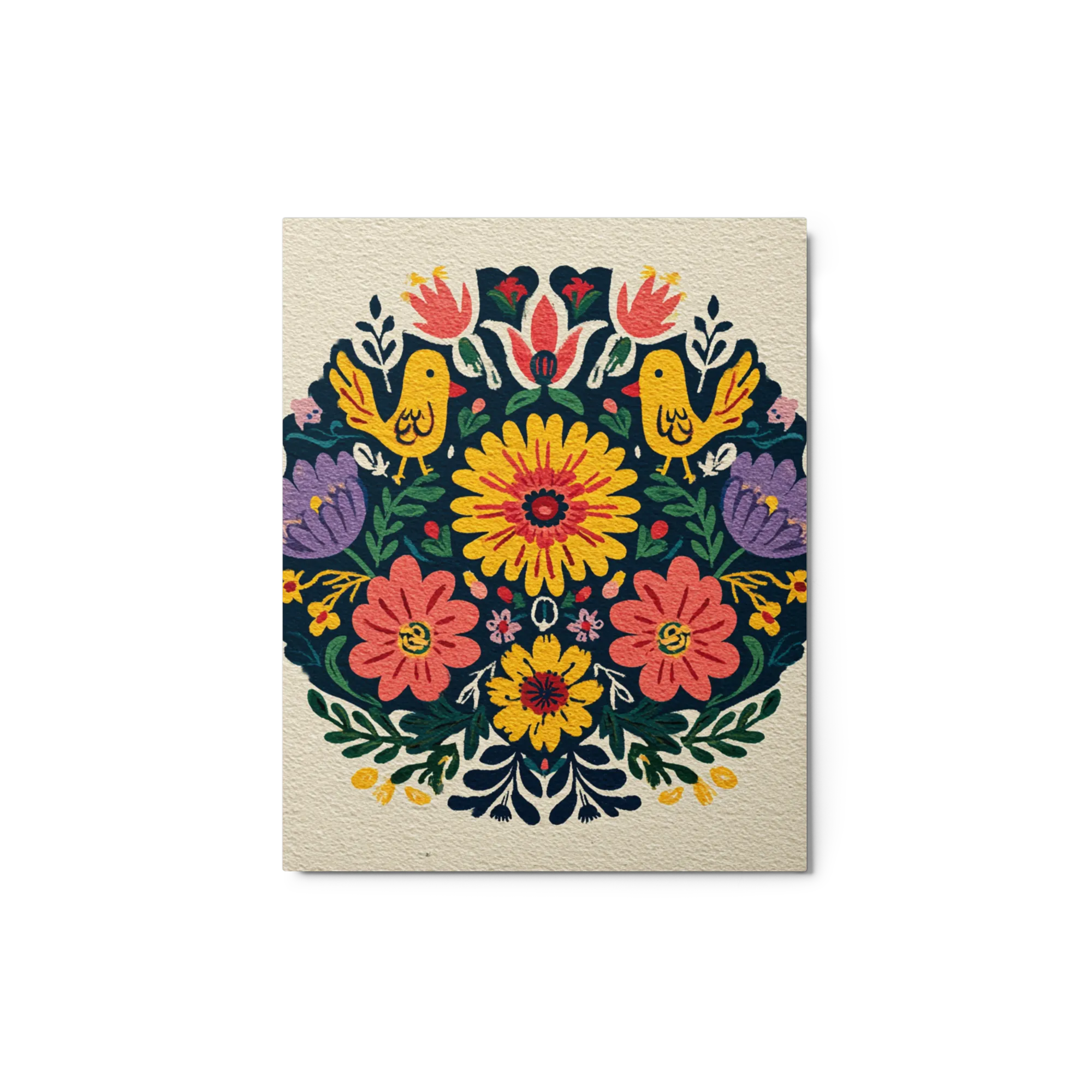 Folk Art Floral Medallion