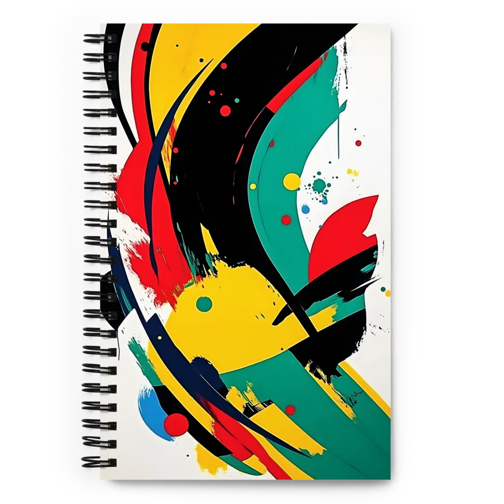 Dynamic Abstract Flux 
 Spiral Notebook | 140 pages