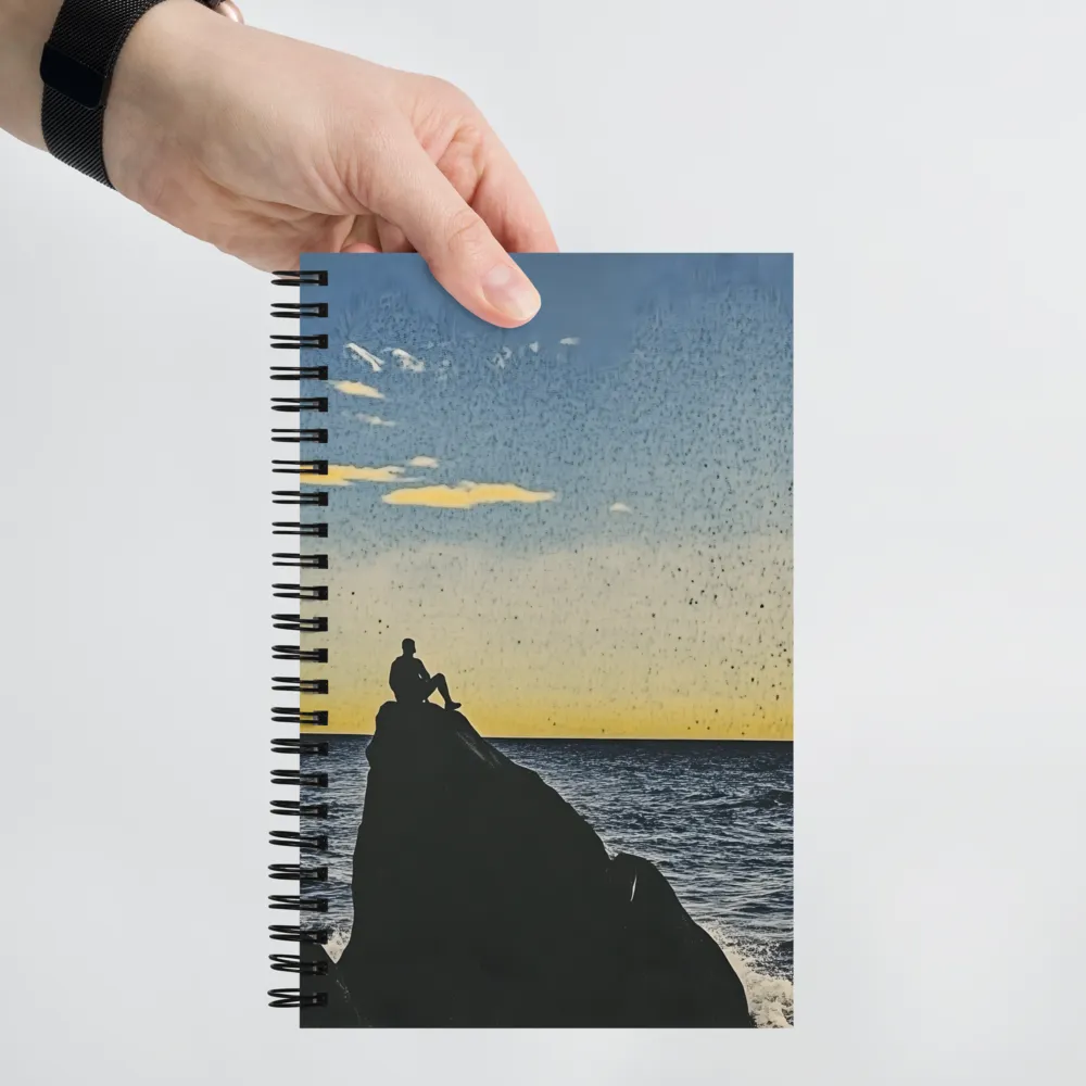 Oceanic Contemplation 
 Spiral Notebook | 140 pages