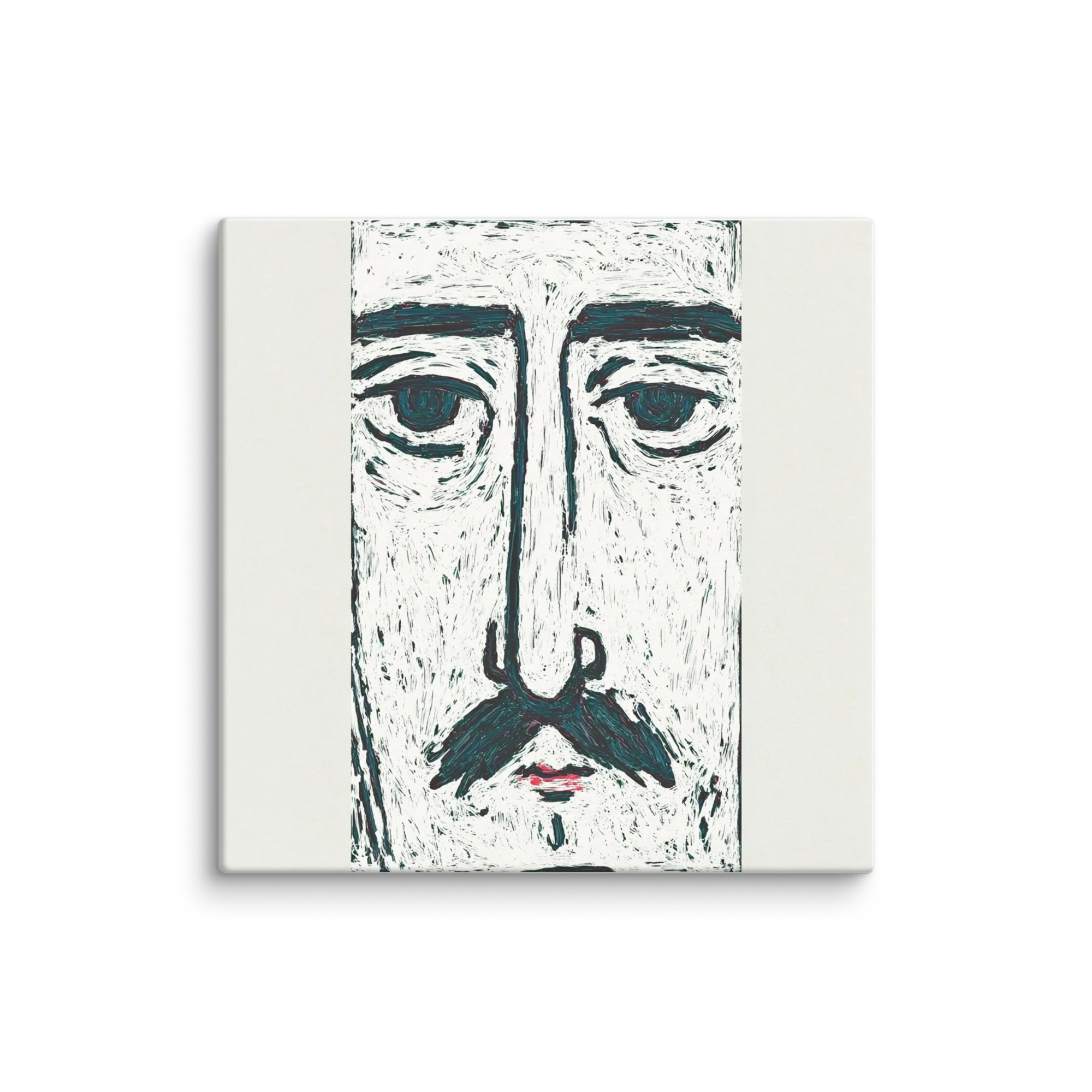 Naive Ink Contour Wall Art — Kitchen Tables And Faces
