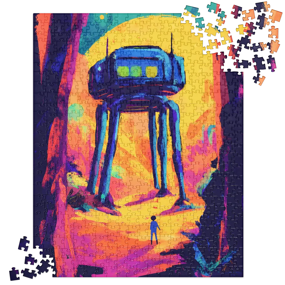 The Observer on a Radiant Alien World 
 Jigsaw Puzzle