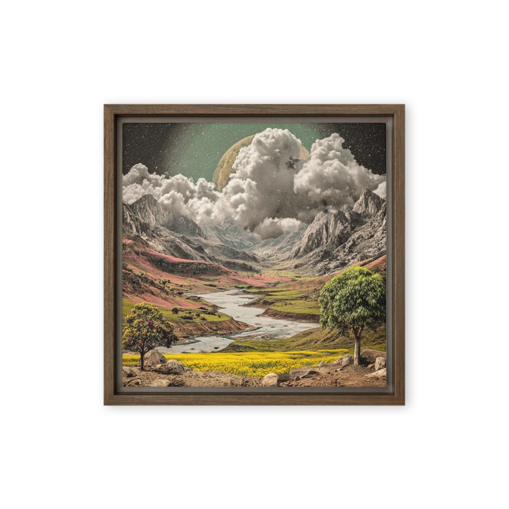 Celestial Valley Collage | Art Print