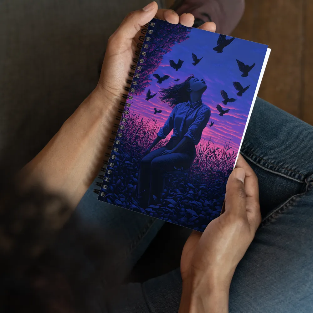 Indigo Ascension 
 Spiral Notebook | 140 pages