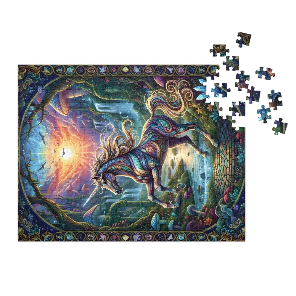 Mosaic Unicorn | Jigsaw Puzzles