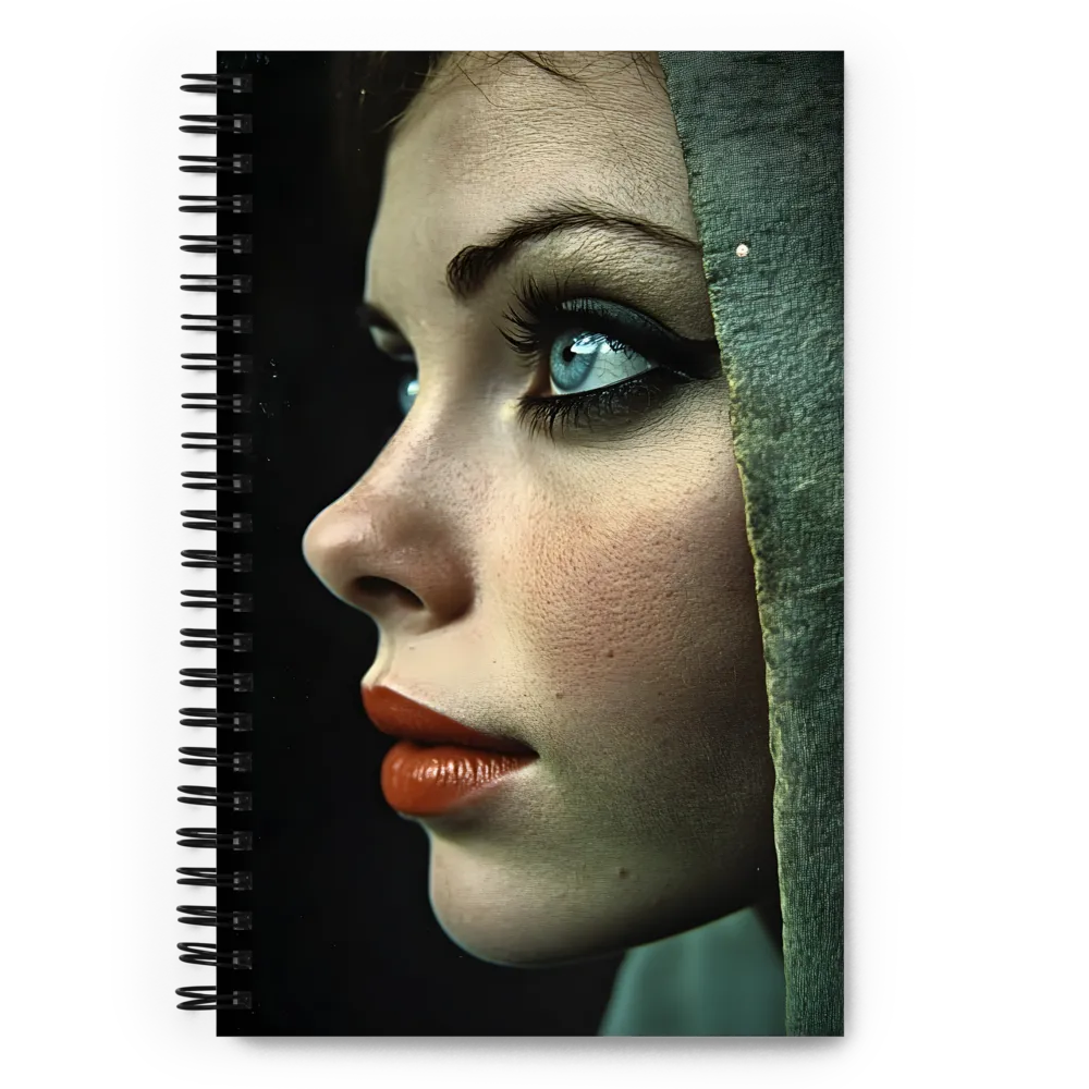 Enigmatic Gaze 
 Spiral Notebook | 140 pages