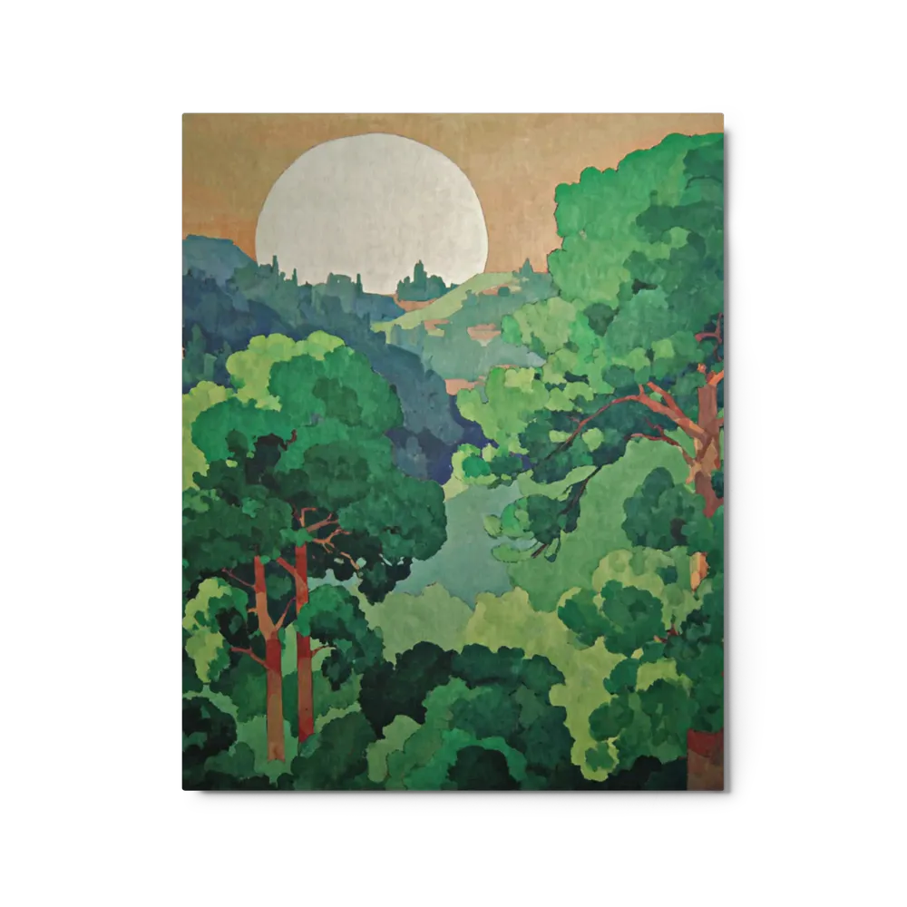 Moonlight Forest Serenity | Art Print