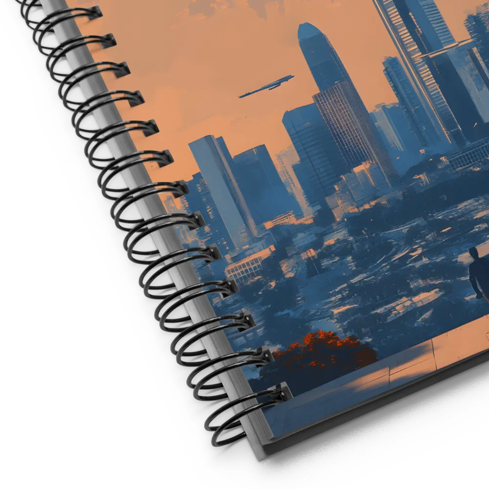 Urban Lunar Vista 
 Spiral Notebook | 140 pages