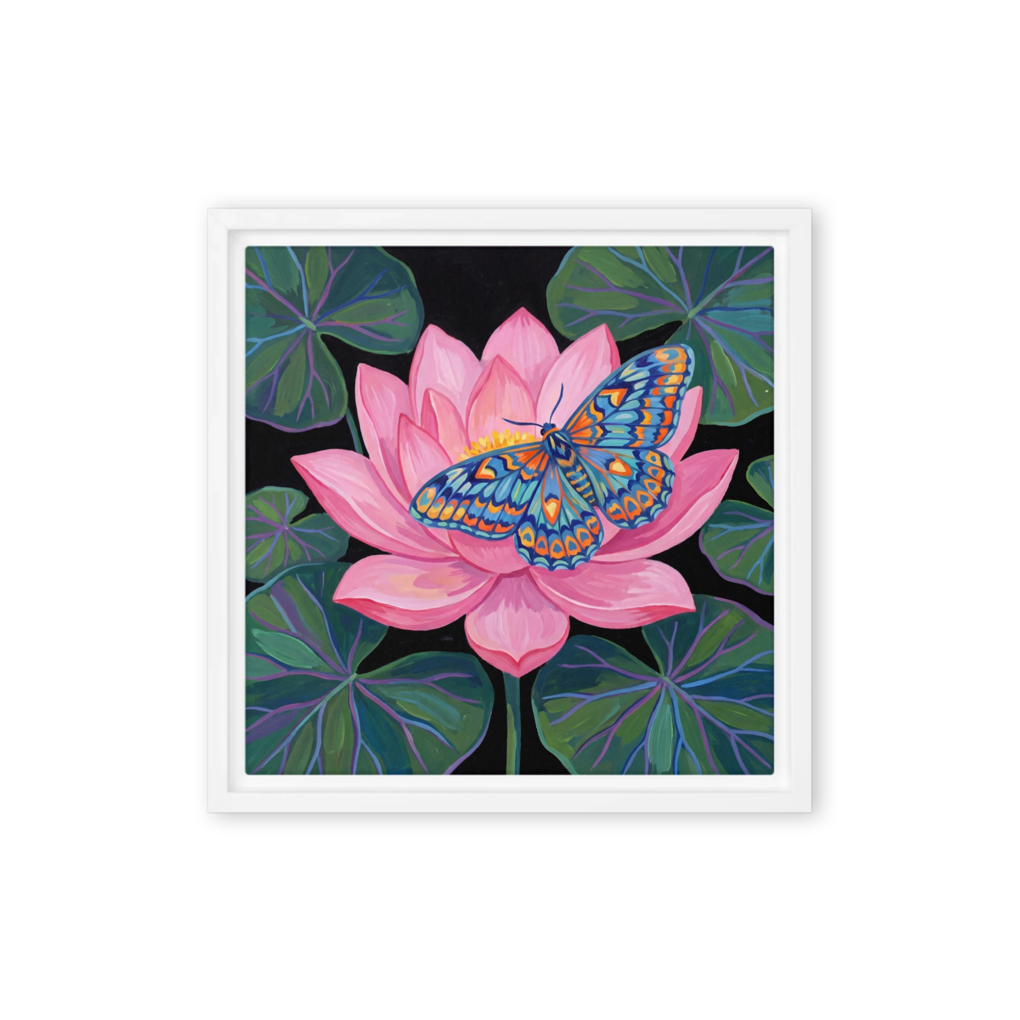 Butterfly and Lotus