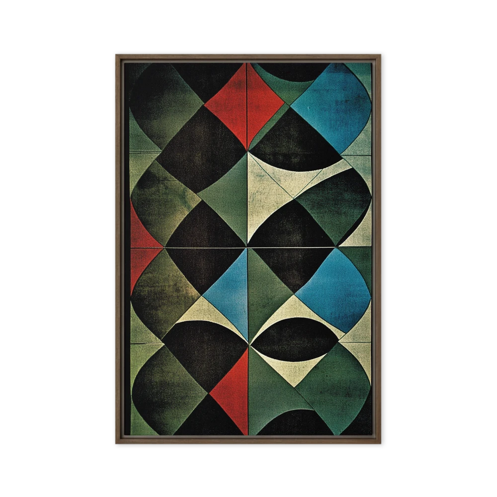 Mid‑Century Geometric Study | Art Print