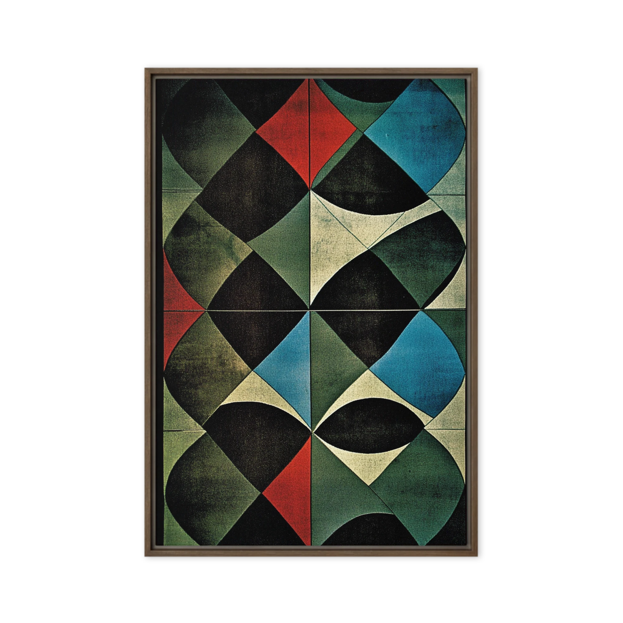 Mid‑Century Geometric Study | Art Print
