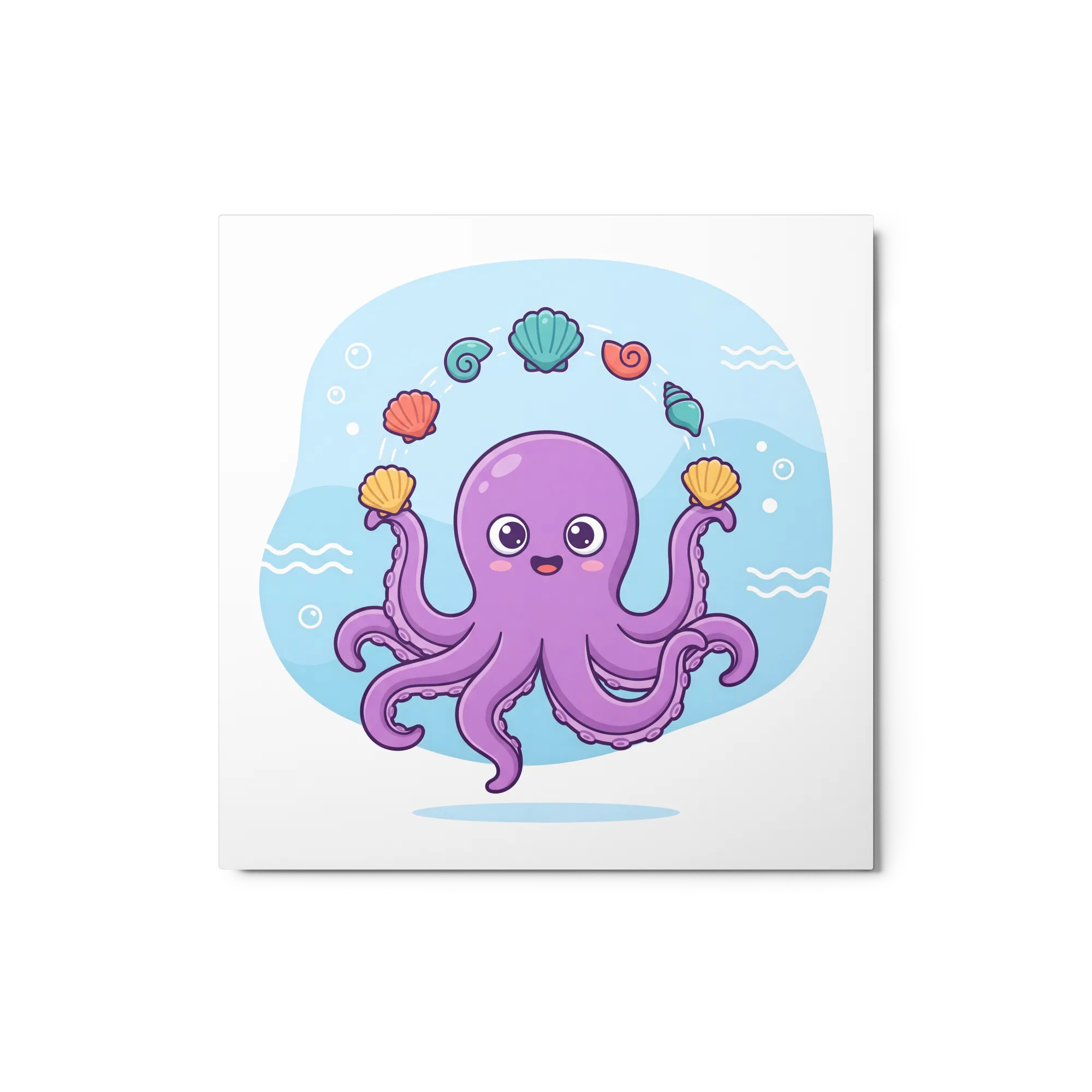 Whimsical Octopus Juggler