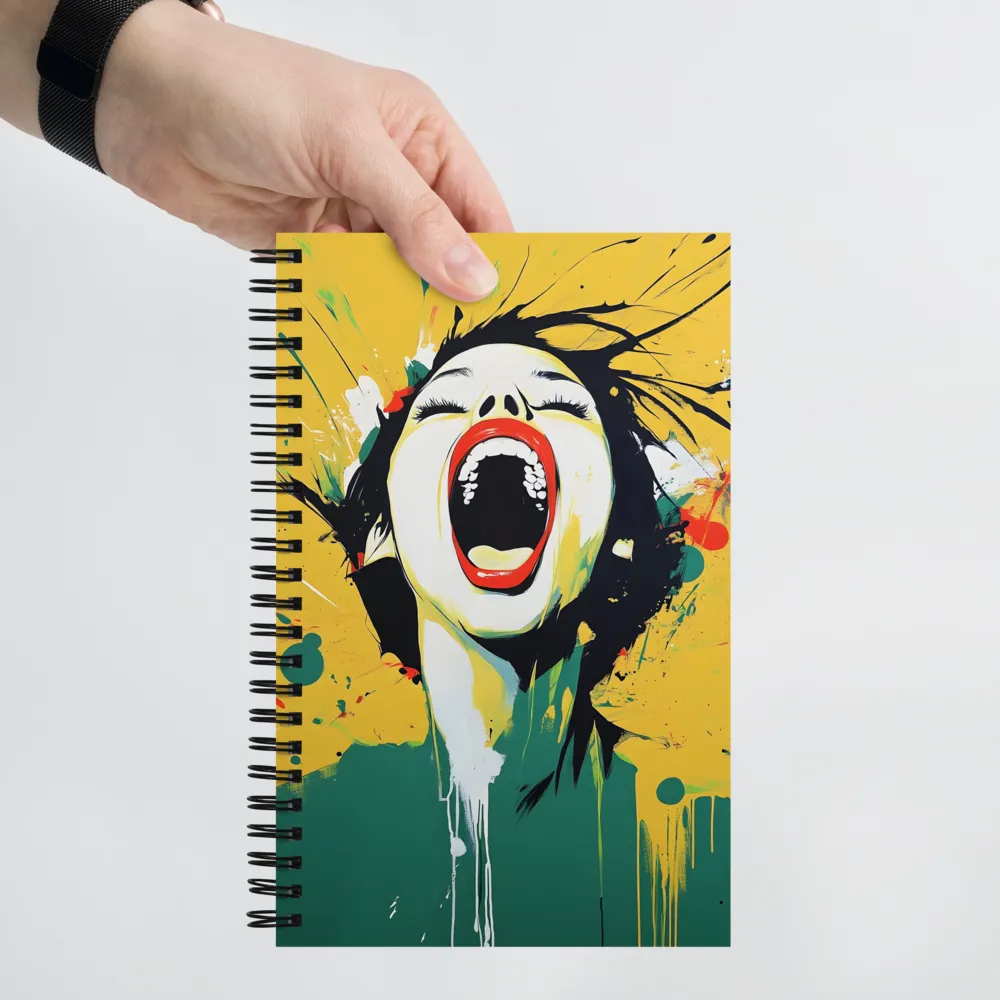 Primal Scream Pop Art 
 Spiral Notebook | 140 pages