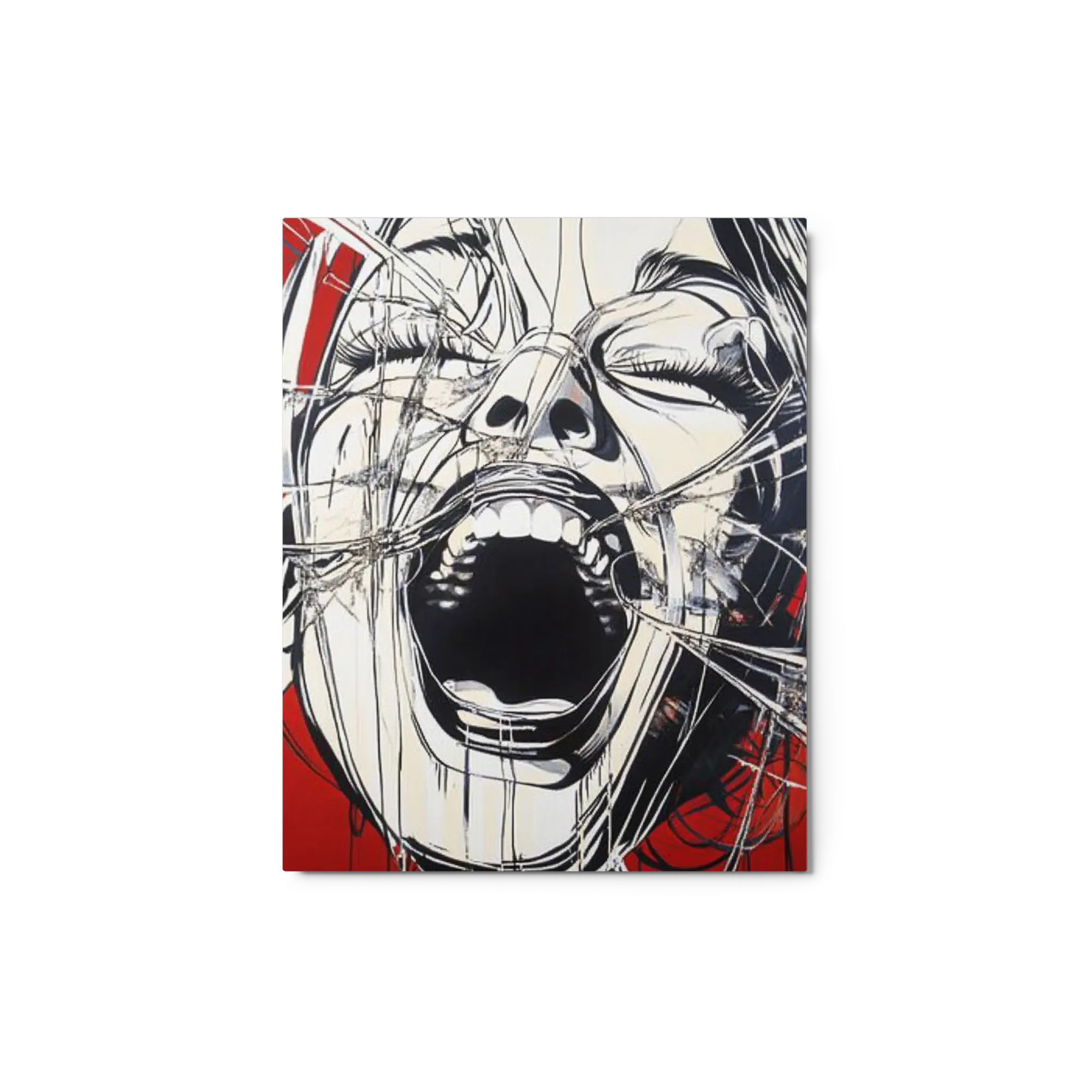 Expressive Scream Art
