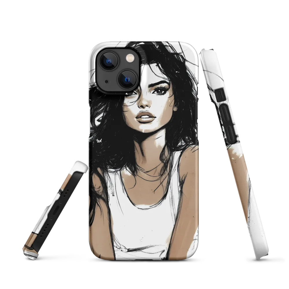 Windblown Portrait | Phone Case
