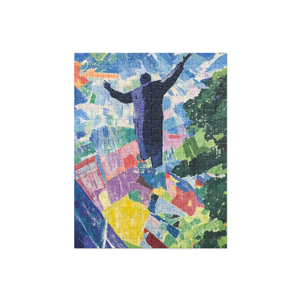 Exultant Figure Landscape 
 Jigsaw Puzzle