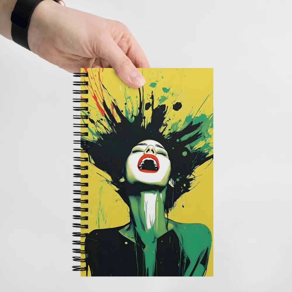 Pop Art Scream 
 Spiral Notebook | 140 pages