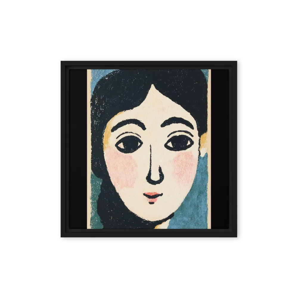 Stylized Female Face | Art Print