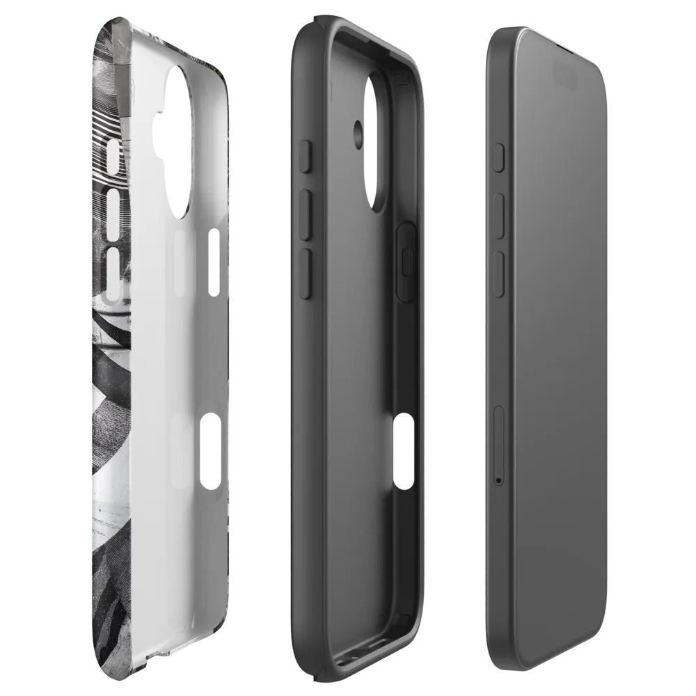 Monochromatic Waves | Phone Case
