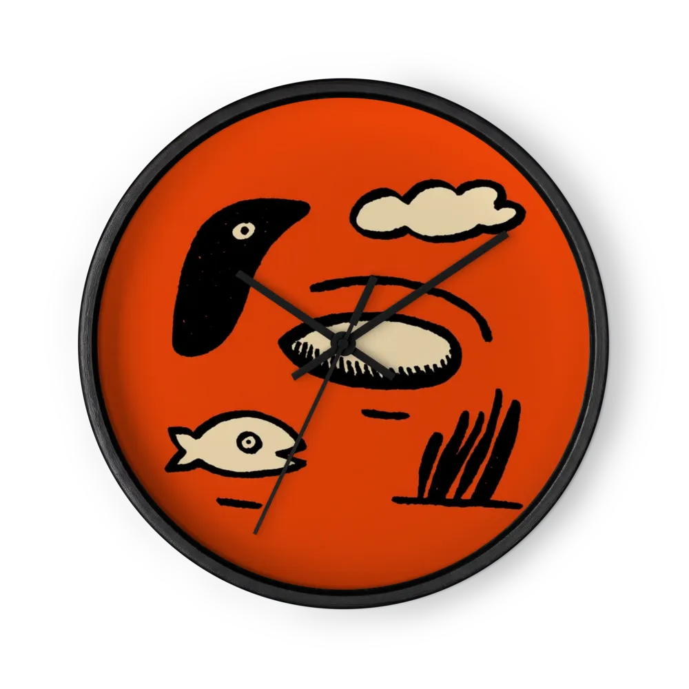 Red Sea Echoes | Wall Clock
