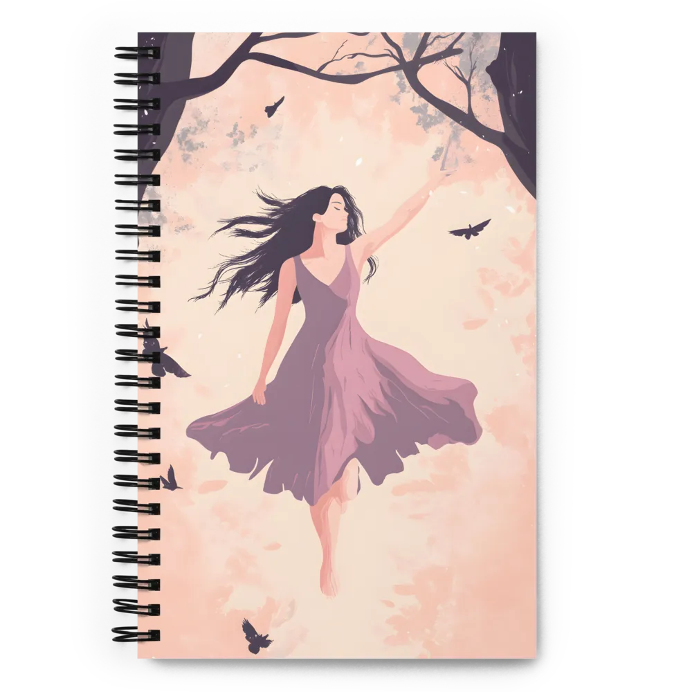 Ethereal Flight 
 Spiral Notebook | 140 pages