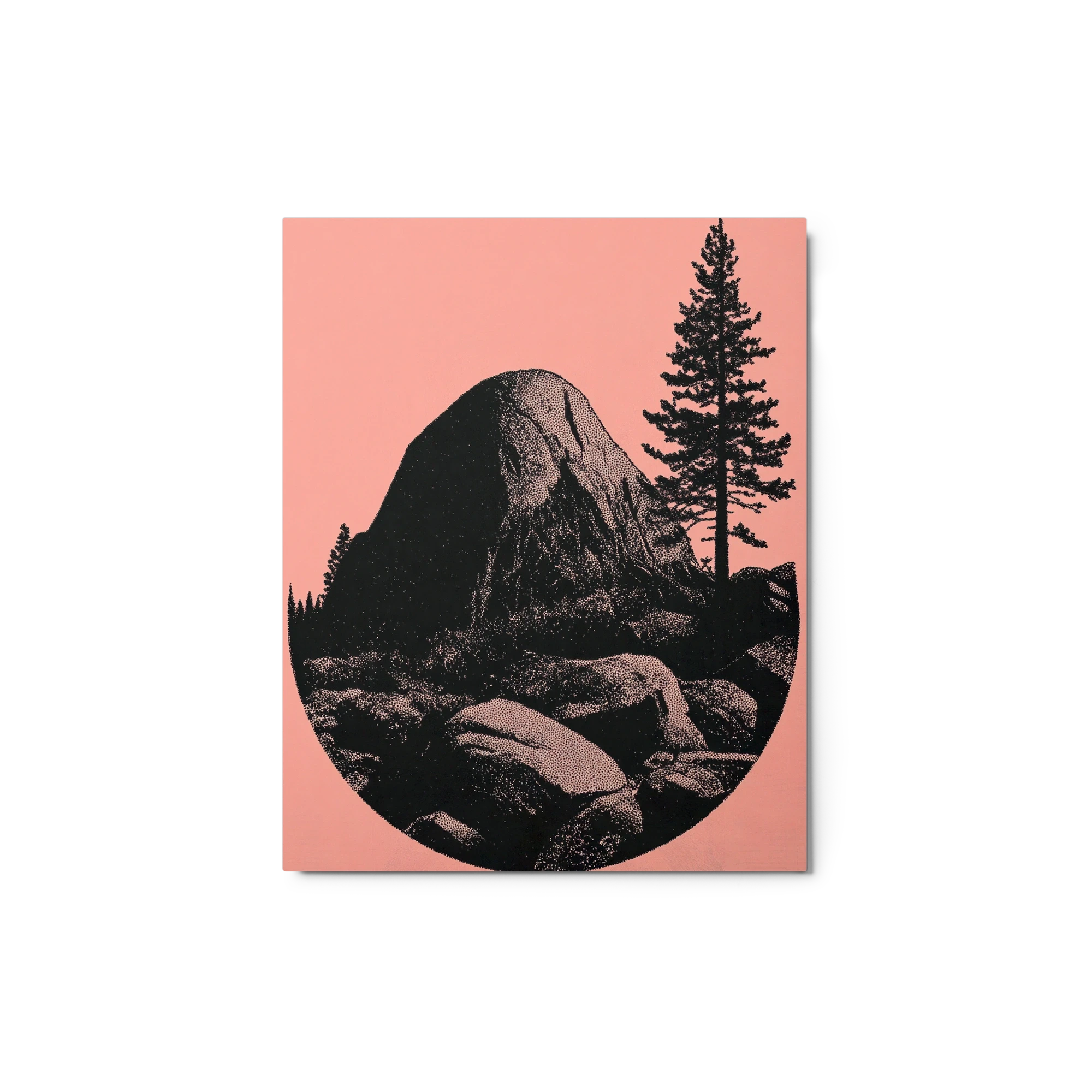 Granite Monolith in Coral