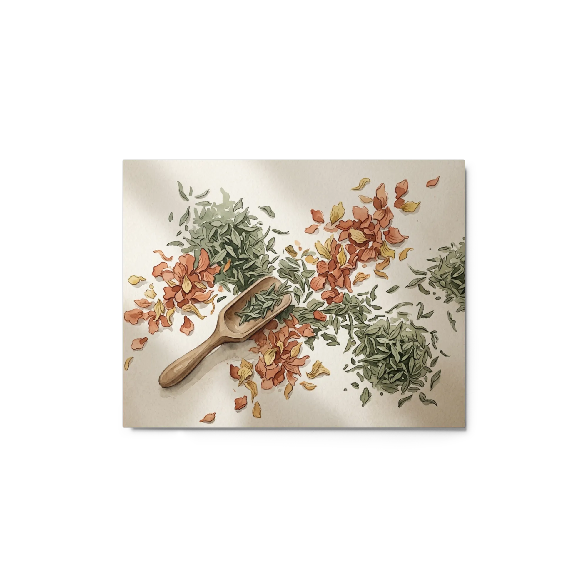 Botanical Tea Blend 
 Canvas with White Frame