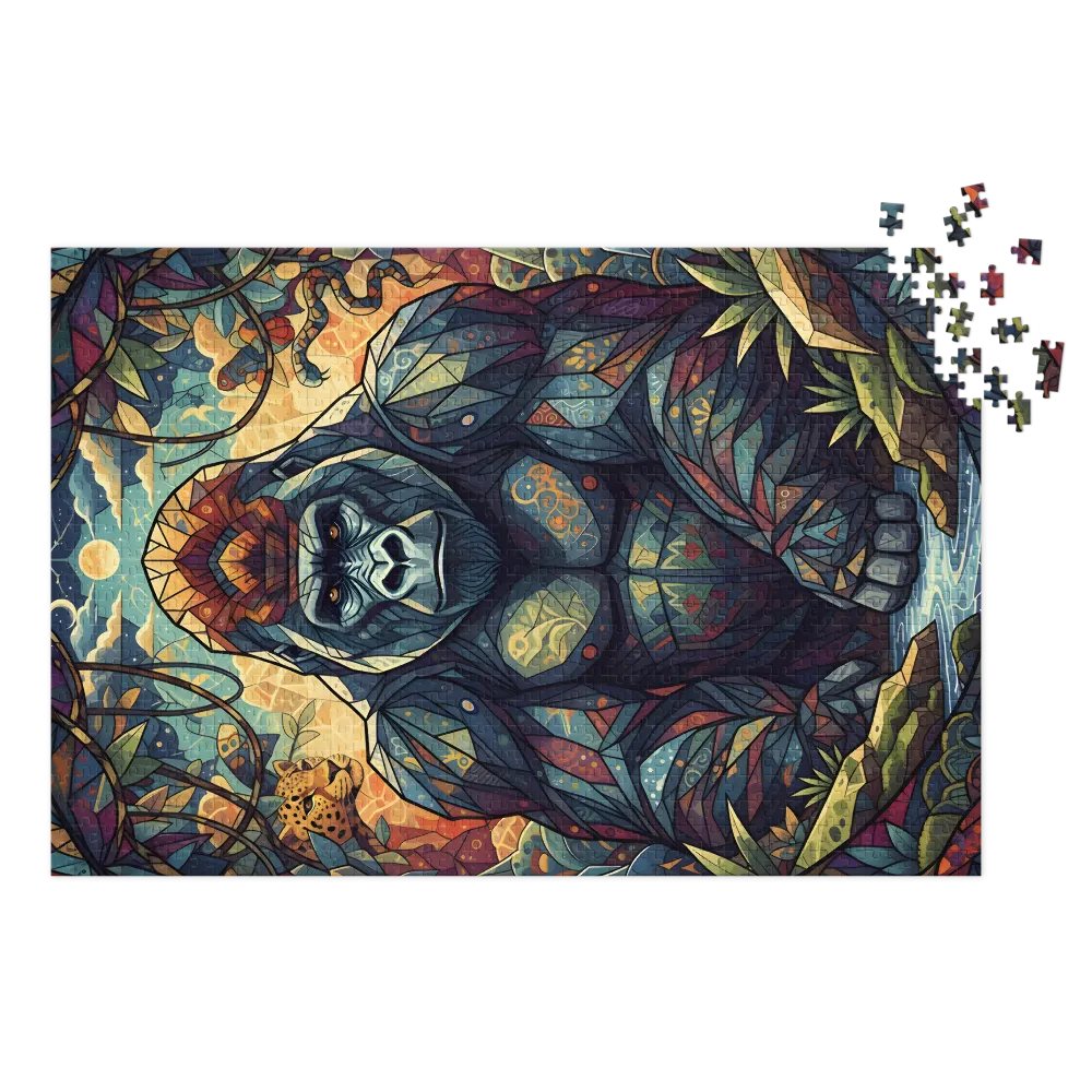 Stained‑Glass Gorilla