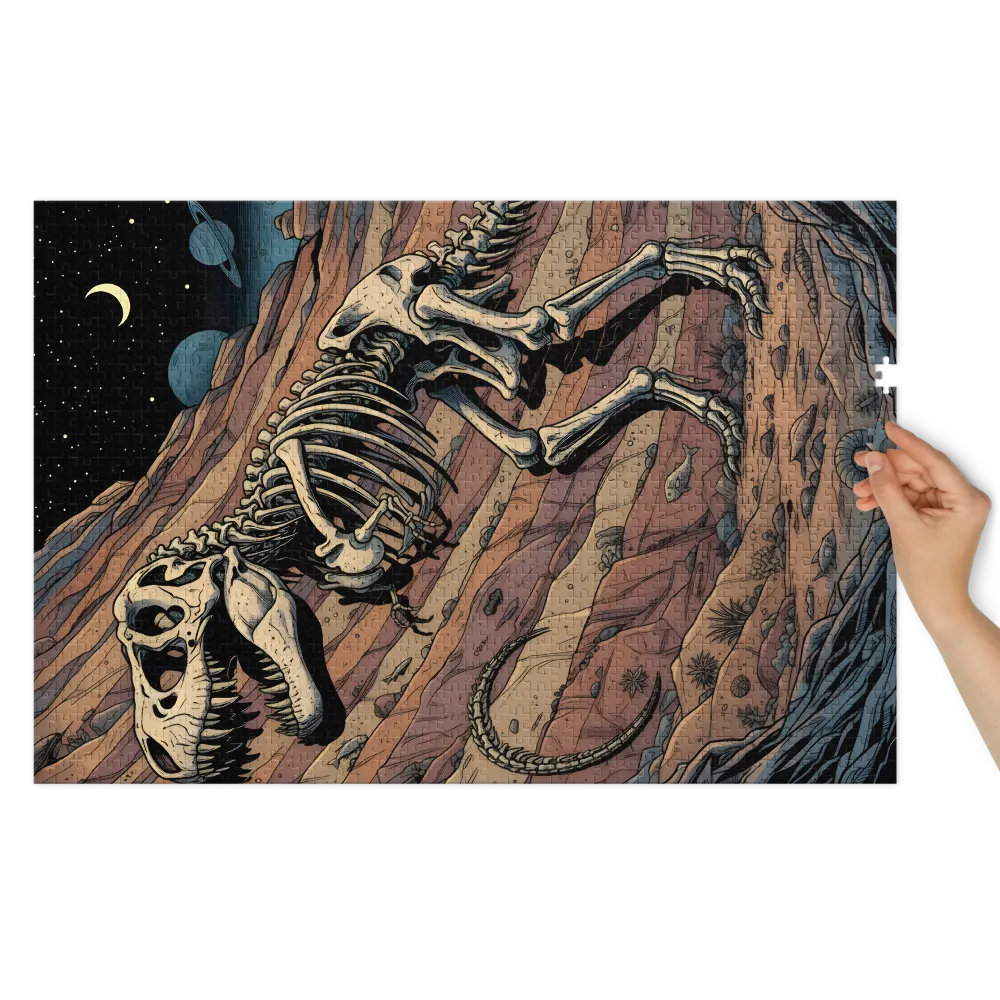 Midnight Tyrannosaur | Jigsaw Puzzles