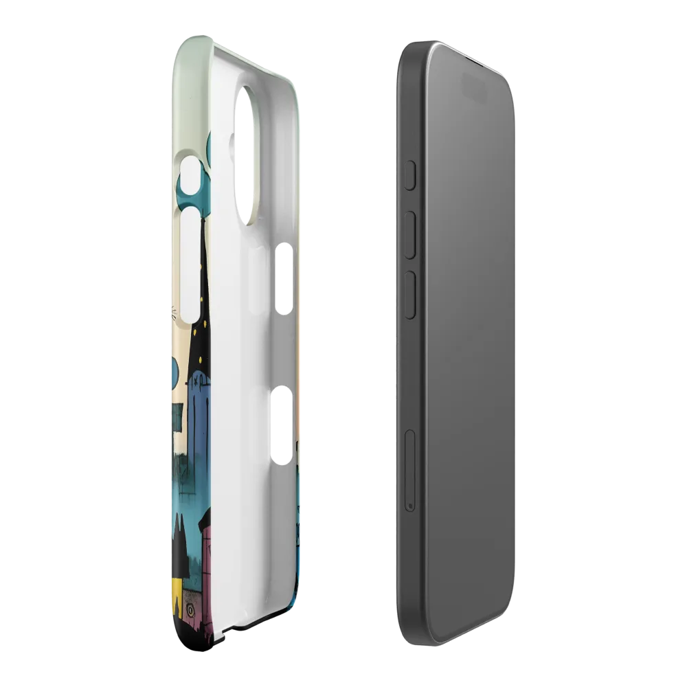Whimsical Urban Skyline 
 iPhone 16 | MagSafe® Tough Case