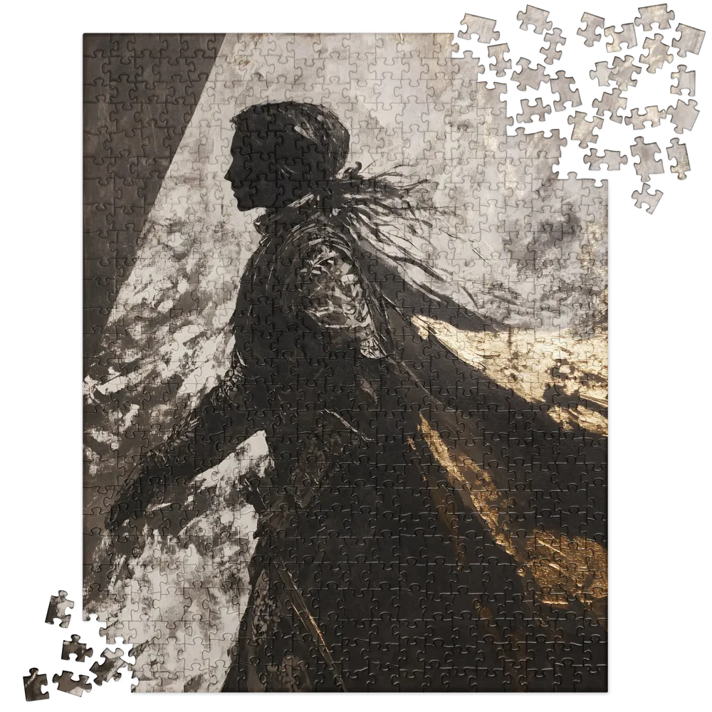 Gilded Shadow 
 Jigsaw Puzzle in Tin Box