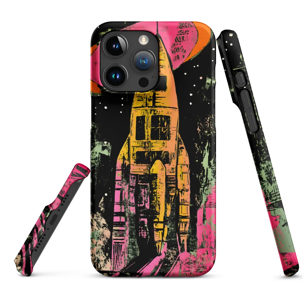 Vintage Cosmic Rocket | Phone Case
