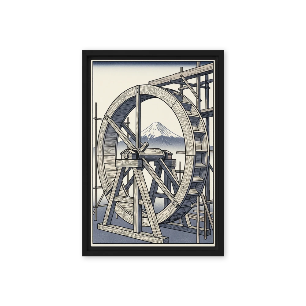The Great Wheel at Fuji | Art Print