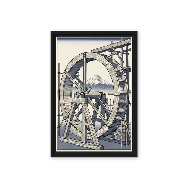 The Great Wheel at Fuji | Art Print