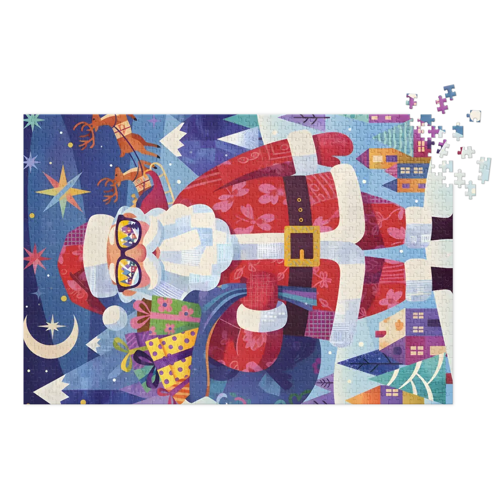 Santa with Sunglasses