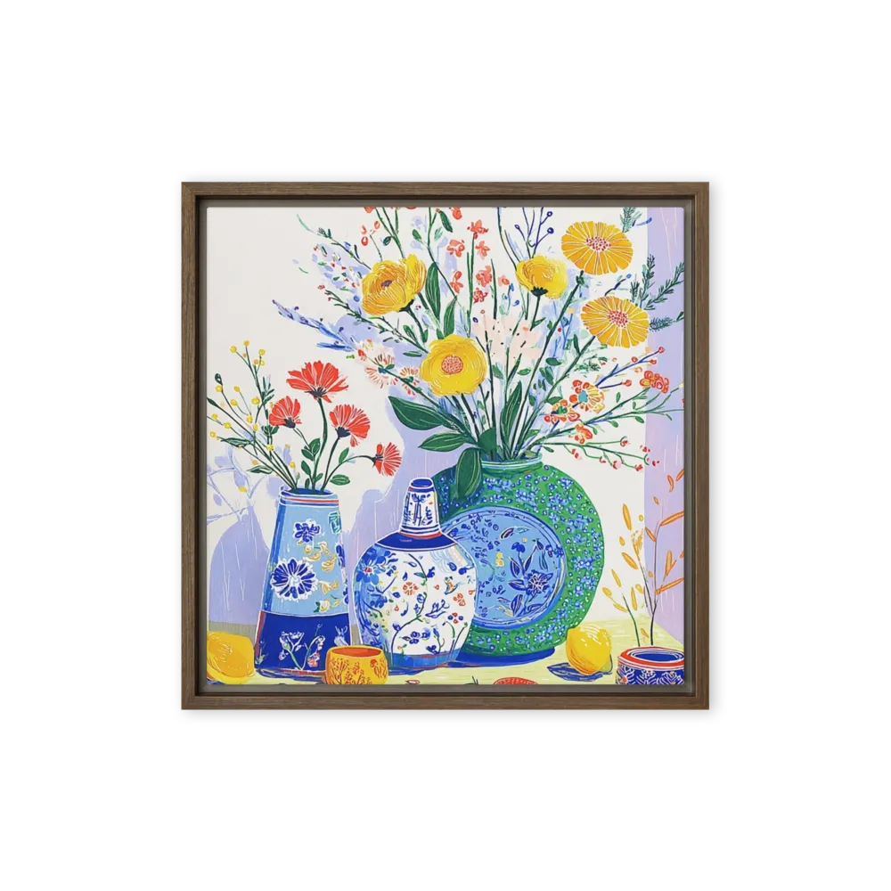 Chamber of Wildflowers 
 Canvas | 8″x 8″