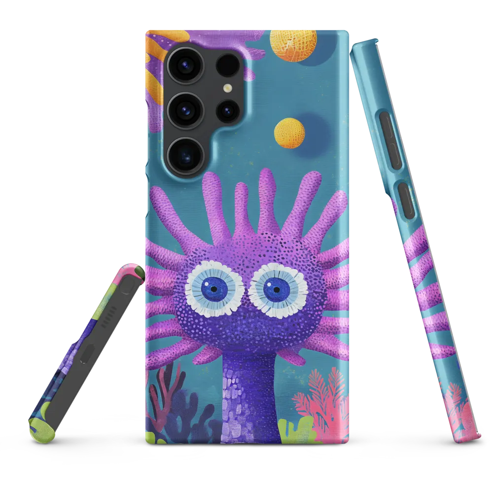 Whimsical Sea Creature with Coral | Phone Case