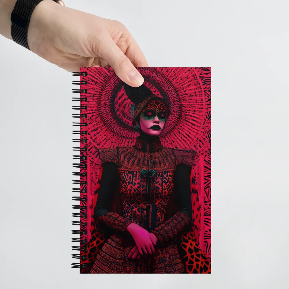 Crimson Enigma 
 Spiral Notebook | 140 pages