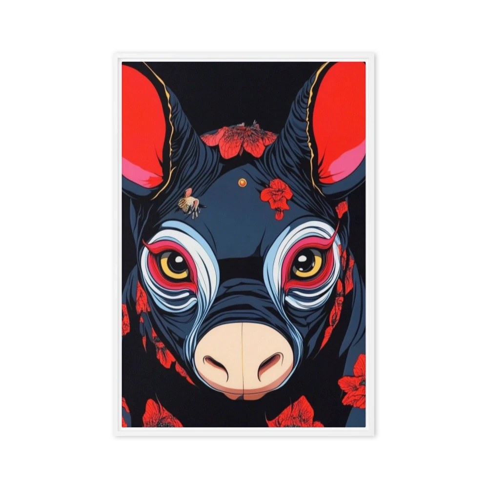 Stylized Pig Artwork