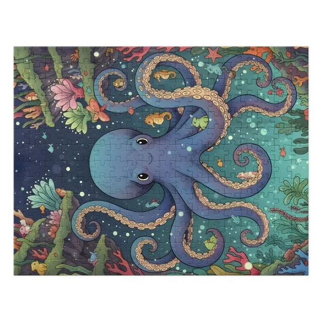 Curious Octopus | Jigsaw Puzzles