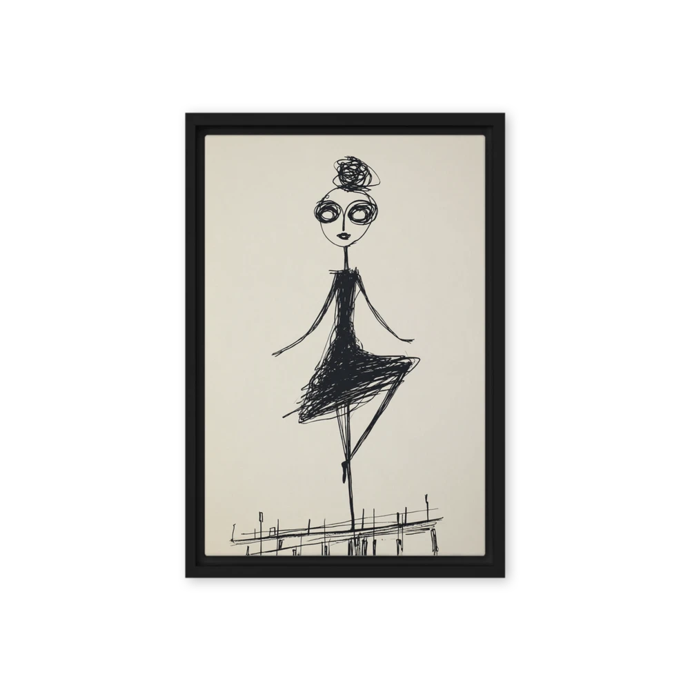 Scribble Ballerina | Art Print