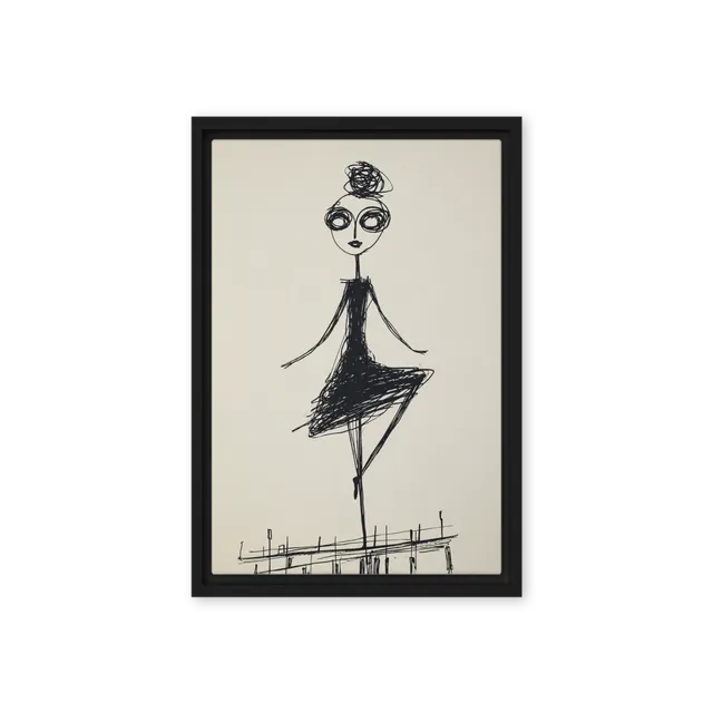 Scribble Ballerina | Art Print