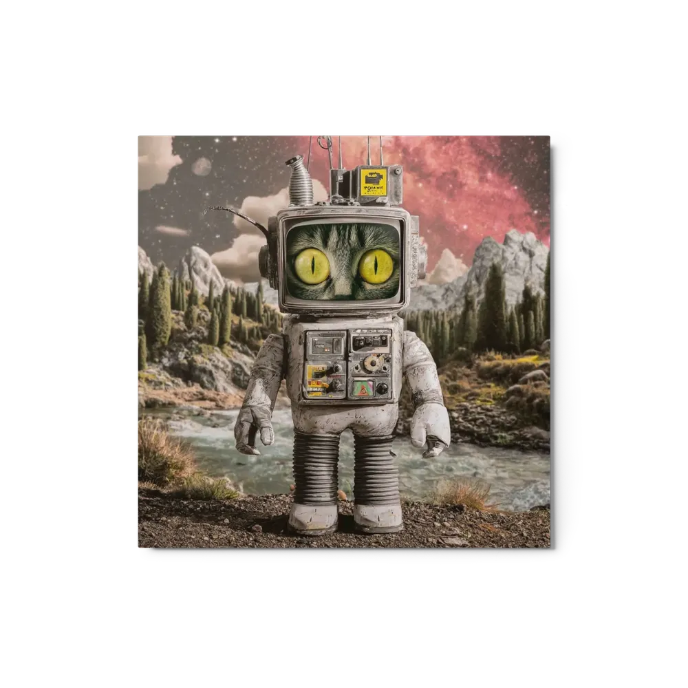 Cosmic Cat Robot | Art Print
