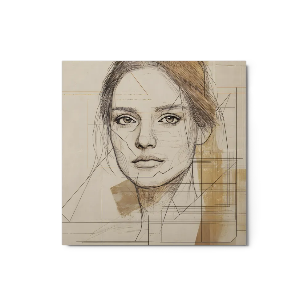 Modern Minimalist Portrait of a Woman