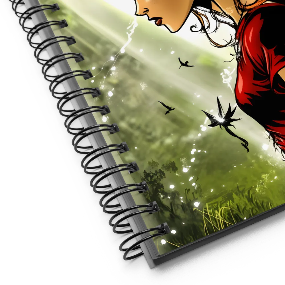 Enchanted Forest Maiden 
 Spiral Notebook | 140 pages