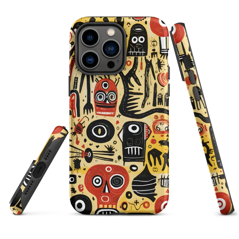 Abstract Masks and Figures | Phone Case