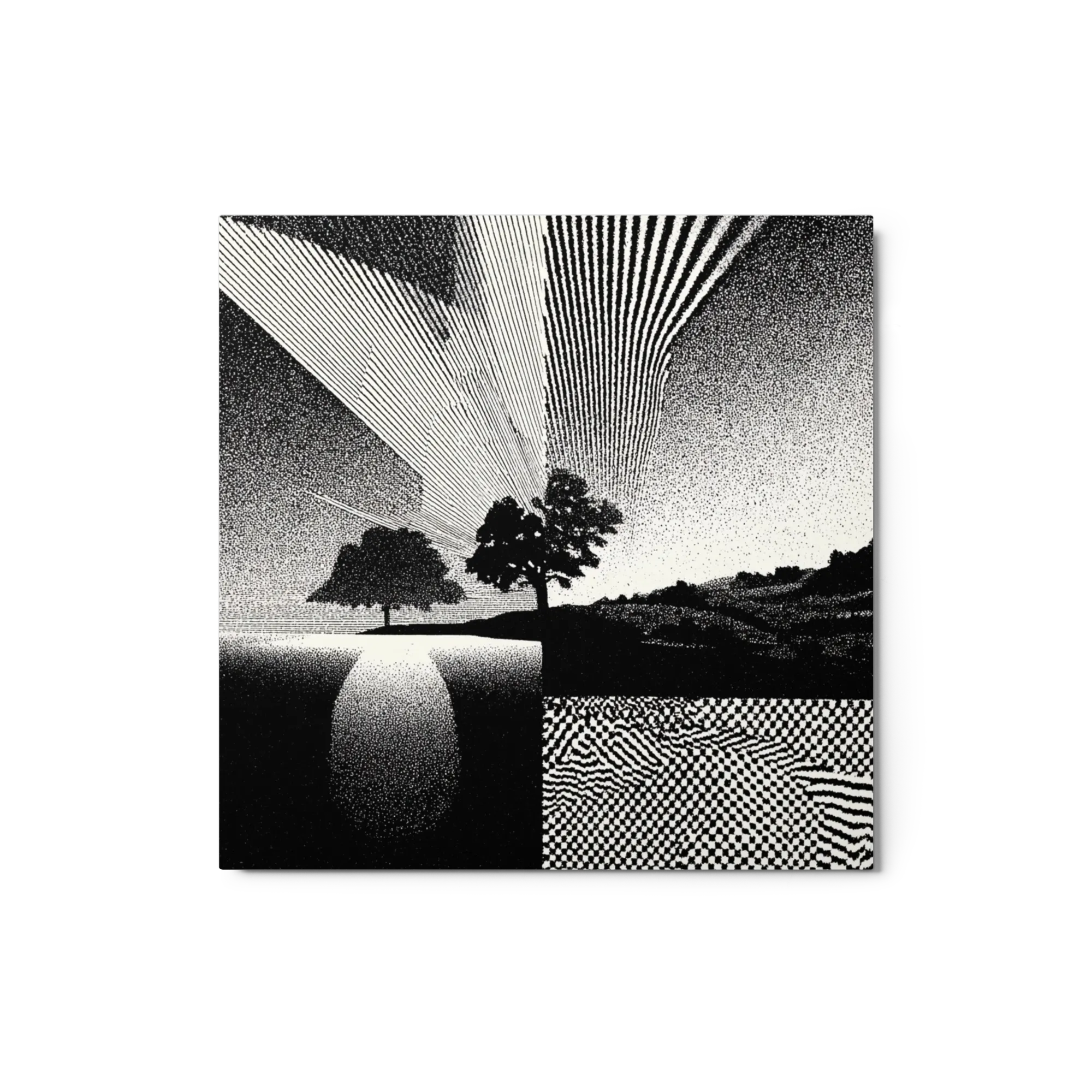 Surreal Stippled Horizon