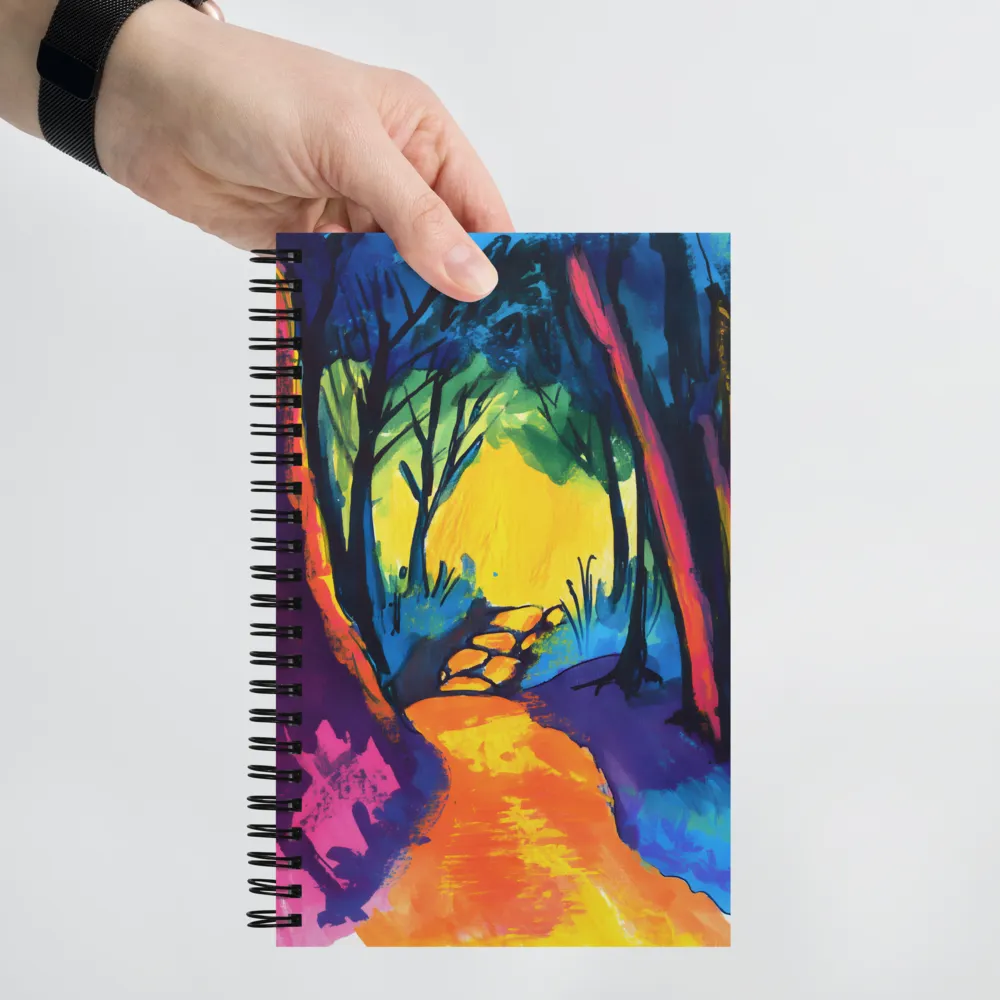 Fauvist Forest Path 
 Spiral Notebook | 140 pages