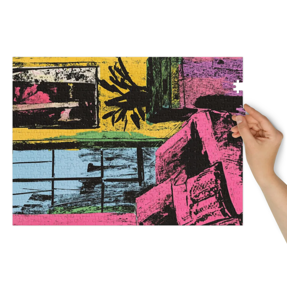 Paleta Pop Interior 
 Puzzle en caja de metal